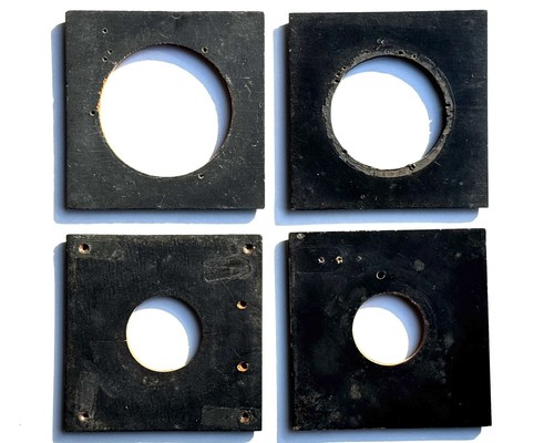 Lot 4x4 lensboards - of,